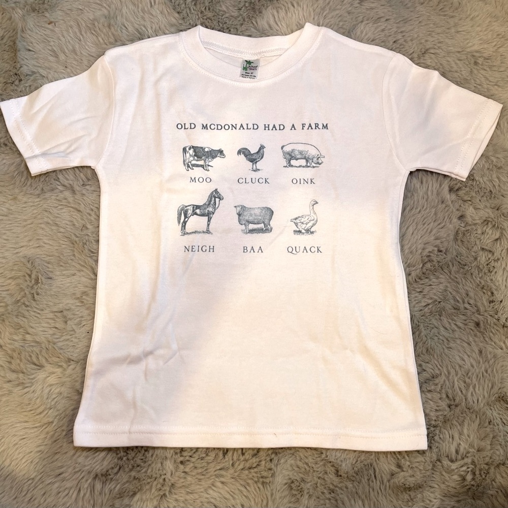 Old McDonald Kids Short Sleeve Tee